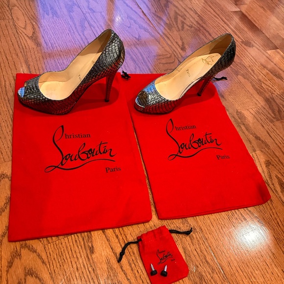 Christian Louboutin Very Prive Watersnake - Picture 10 of 13